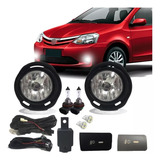 Kit Farol De Milha Etios 2012 2013 2014 2015 + 4 Brindes