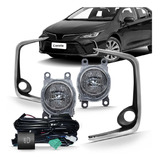 Kit Farol De Milha Led Toyota Corolla 2020 2021 Mold Cromada