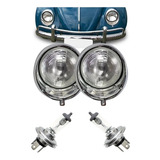 Kit Farol Fusca Tremendao 63 64 65 66 67 68 69 70 72 Aro H4