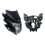 Kit Farol Honda Bros 160 2023 Branco Acabamento Impecável