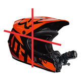 Kit Farol Lantera Capacete Off Road Trilha De Moto Enduro