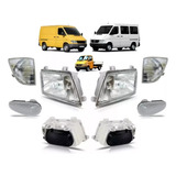 Kit Farol Lanterna Dianteira E Pisca Sprinter 310 312 97/02