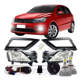 Kit Farol Milha Auxiliar Gol G8 2019 + Kit Super Led 6000k