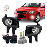 Kit Farol Milha Celta Prisma 07 08 09 10+ Led 6k + 4 Brindes