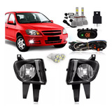 Kit Farol Milha Celta Prisma 07 08 2009 10 11 + Super Led