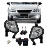 Kit Farol Milha Corsa Classic 2003 2004 2005 2006+ 4 Brindes