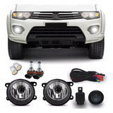 Kit Farol Milha Neblina Auxiliar L200 Triton 2011 2012 2013