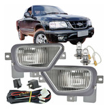 Kit Farol Milha Neblina C/lâmpada S10 Blazer 1999 2000 Vidro