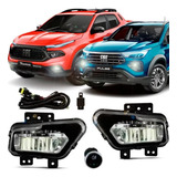 Kit Farol Milha Neblina Full Led Pulse Fastback Botão Touch