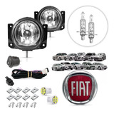 Kit Farol Milha Vidro Fiat Strada