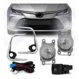 Kit Farol Neblina Led Toyota Corolla 2020 Com Moldura