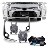 Kit Farol Neblina Led Toyota Corolla 2020 Com Moldura
