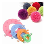 Kit Faz Pompom Com 4 Tamanhos - (8 Peças) + Barato Do Ml