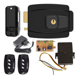 Kit Fechadura Elétrica +2 Controle Remoto +receptor + Fonte