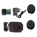 Kit Fechadura Elétrica +2 Controle Remoto +receptor + Fonte