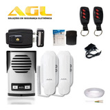 Kit Fechadura Elétrica Interfone 2 Pontos Controle Fio Fonte