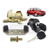 Kit Fecho C/ Chave Batente Fechadura Porta Malas Gol Bola G2