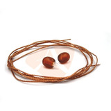 Kit Fecho Para Ajuste De Colar De Âmbar Cognac Rústico