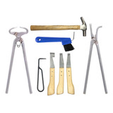 Kit Ferrador Casqueamento Ferrageamento P/ Cavalo