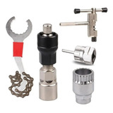 Kit Ferramenta Bike Extrator De Pedivela, Cassete E Corrente