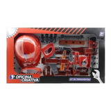 Kit Ferramenta Com Capacete Oficina Criativa Multikids