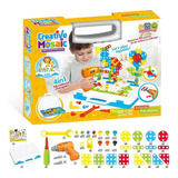 Kit Ferramenta Infantil Parafusadeira De Brinquedo