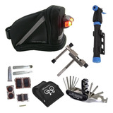 Kit Ferramentas Bike Bolsa De Selim Extrator Bomba Ar K53