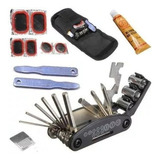 Kit Ferramentas Bike Chaves Remendo Reparo Bicicleta Corrent