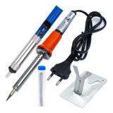 Kit Ferramentas Eletrônica Ferro De Solda Estanho Sugador
