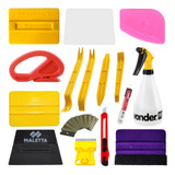 Kit Ferramentas Espátulas Envelopamento Adesivos Wrap Tools