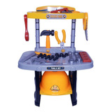 Kit Ferramentas Infantil Bancada Oficina Maleta 54 Peças