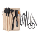 Kit Ferramentas Mini Para Jardinagem Suculenta Cactos Bonsai