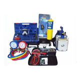 Kit Ferramentas P/ Refrigeração: Bomba De Vácuo 5cfm Simples