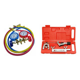 Kit Ferramentas P/ Refrigeração: Manifold + Kit Flangeador