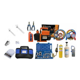 Kit Ferramentas P/ Refrigeração Ar Condicionado, 2 Manifold