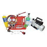 Kit Ferramentas P/ Refrigeração Ar Condicionado, Manifold