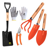Kit Ferramentas Para Jardinagem 5 Peças Tramontina + Luva
