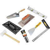 Kit Ferramentas Para Pedreiro - Econômico 8 Peças