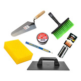 Kit Ferramentas Para Pedreiro Profissional 7 Peças