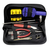 Kit Ferramentas Para Relógios Manutenção 16 Peças Com Estojo