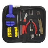 Kit Ferramentas Para Relógios Manutenção 16 Peças Com Estojo