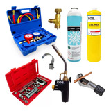 Kit Ferramentas Refrigeração Consertar Geladeira E Freezer 
