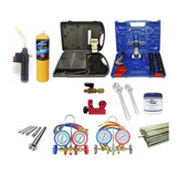 Kit Ferramentas Refrigeração Flangeador + Manifold + Balança