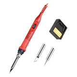 Kit Ferro De Solda 80w Soldador Profissional + Ponta Suporte
