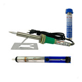 Kit Ferro Solda Hikari Sc 60 Plus + Solda Tubinho Cobix 22g
