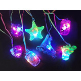 Kit Festa Balada Neon 100 Pulseiras + 25 Colares Piscas
