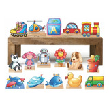 Kit Festa Centro De Mesa Brinquedos Baby Kit 16 Displays