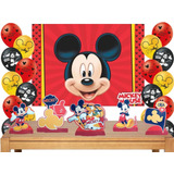 Kit Festa Decoração Mickey * Balões Painel Display Mesa