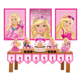 Kit Festa Em Casa - Barbie - Só Um Bolinho Mêsversário