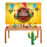 Kit Festa Junina Display + Painel 150x100cm 2